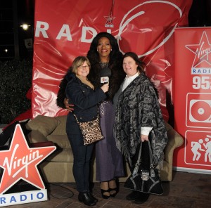 Ann and her sister with Faux-prah at Oprah in Vancouver Photo courtesy of Virgin Radio Vancouver