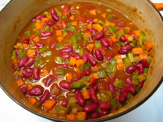 Eating Less Meat with Vegetarian Chili