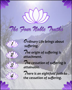 The Four Noble Truths of Buddhism condensed
